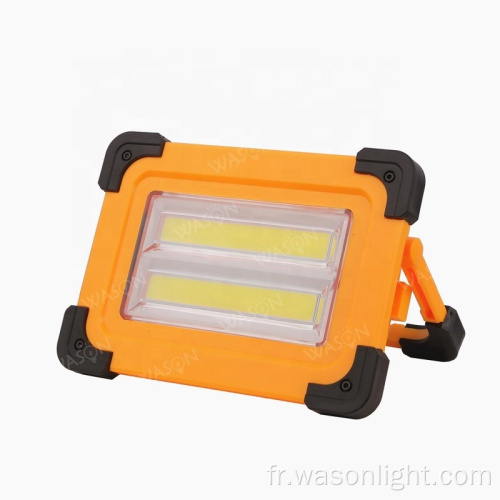 Wason 3000 Lumens Portable imperméable étanche solaire USB rechargeable super lumineux de travail LED Bright pour réparer l&#39;urgence de camping en plein air